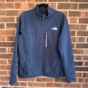 The North face Zip Up Jacket Navy Blue Men’s Size medium MINT